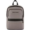 Armani Exchange Zaino da uomo Madrid. Sustainable, Contrasting Inner Lining Backpack, Driftwood