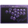 8BitDo All-Button Arcade Controller for Switch & Windows - 3 Connection Modes, Low-profile Linear Switches, 4 Programmable Buttons, Hot-swappable PCB - Transparent Purple Signature Edition