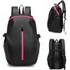 mjmoto Zaino mjmoto per motociclista, borsa riflettente per casco da moto, zaino per uomo e donna, grande capacità, impermeabile, zaino da viaggio, borsa a tracolla, Colore: rosa., 15 inch
