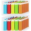 KIFZM 900 pennarelli per indice a matita, 12 set di 5 colori, bandierine adesive riutilizzabili, con linguette di indice semplici, note autoadesive, segnalibri per evidenziare i