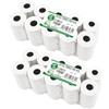 FOXNEC 20 Rotoli Pos 57mm x 18M x 12mm - Rotoli Pos di Carta Termica - Registratore di Cassa - Ricevute Bancomat Rotolini per Terminale Pos e Pagamento Elettronico