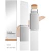 Wowstic Color Changing Foundation Stick con spazzola, 2 in 1 Multiuso Cover Cream, Concealer, Full Coverage & Leggera crema coprente naturale, impermeabile e durevole, matita crema crema per tutti i tipi di