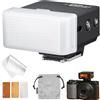 Godox IT20 R IT20R per Ricoh GR III, IIIX, IIIX HDF, GODOX IT20 Mini TTL Flash con IT20DF Diffusore per Ricoh GR3, 3X, 3X HDF, 700+ Pops, Riciclaggio 1.5S, Ricarica USB-C, Filtro Colore Magnetico
