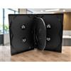 Vision Media - Custodia Multi DVD CD 6 Sensi Nero (5 pezzi) 14 mm Fetta
