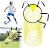 ESYFOR Obiettivo da Calcio 45 x 60 cm,ESYFOR Rete da Calcio Pieghevole Facile Da Montare Durevole Portatile Rete Bersaglio Calcios Attrezzatura per Allenamento da Calcios per Migliorare il Tiro