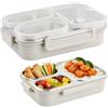 BLACK + BLUM Scatola Pranzo Rettangolare In Acciaio Inox 600 Ml - Ermetica, Microonde, Forno, Lavastoviglie E Congelatore - 4