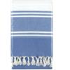 Vico Casa® Telo mare 90x170cm in cotone, Blu/Telo spiaggia, piscina, asciugamano mare, modello Palau