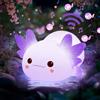 Mewaii Huggwaii Axolotl Squishy Luce Notturna per Bambini, Luce Notturna in Silicone Dimmerabile per Bambini con 4 Rumori Bianchi, Lampada Axolotl Ricaricabile Aggiornata 2025, Luce Notturna per
