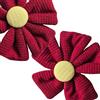 Generico Coppia Calamite Bloom per Tende a Forma di Fiore in Vari Colori (Burgundy)