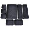 Frogetu 8 Pezzi Organizer Cassetti in Feltro Organizer Trucchi Cassetti Monoblocco Adatte Divisori Contenitori Drawer Organizzazione Stoccaggio per Scrivania Toletta Armadio
