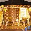 Dekofun - Ghirlanda luminosa solare per esterni, 3 m x 3 m, 300 LED, con telecomando, 8 modalità e timer, impermeabile, appendibile per pareti, balconi, matrimoni, padiglioni, terrazze, giardini