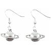 Miniblings Saturn orecchini Spazio Pianeta Star Universe Scifi Spazio d'argento - gioielli di moda a mano in argento placcato I Orecchini