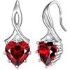 LOVANS Orecchini Donna Argento Sterling 925 Orecchini Cuore per Gioielli da Donna Regalo Gioielli Natale Aniversario Compleanno Festa Della Mamma per Moglie Amiche Amica