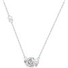 CYMYSS Collana da donna in argento sterling 925, con ciondolo, lunghezza 40-45 cm, regolabile, regalo per donne, Allgemeines, Gemma, Nessuna pietra preziosa