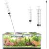 LINLAN Acquario 40 cm set di aghi lunghi in acciaio inossidabile, Include un ago lungo e due siringhe (5 ml + 20 ml), adatto per la fertilizzazione e il controllo delle alghe.