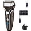 SURKER Rasoio elettrico da uomo Rasoio per uomo con trimmer Rasoio senza fili Wet And Dry Display LCD Baffi/Basette Rasoio Pop-up Hair Trimmer Ricarica rapida USB
