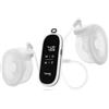 LIONELO Twee Free Tiralatte Senza Mani 3 Modalità di Massaggio 9 Livelli di Intensità 2 Conchiglie per Alimenti 150 ml, 4 Imbuti Silicone Tiralatte Hands Free Silent Work Timer Custodia