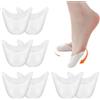 QSZHSL 4 Paia Salvapunte in Silicone, Opertura del Piede in Silicone, Salvapunte in Silicone Danza Classica, per i Piedi Protettore Copri Dita Salvapunta per Scarpe a Punta Ballet