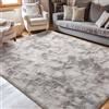 Cinknots Area Rugs Tappeto soffice Soggiorno moderno Camera da letto Baby Nursery Dormitorio Morbido Tappeto antiscivolo Grande (Grigio Bianco, 120x160cm)