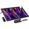 HUION Kamvas Pro 27 Tavoletta Grafica con Schermo 4K 144Hz | 27 Pollici, PenTech 4.0 16384 Livelli, Canvas Glass 3.0, Delta E < 1, 98% Adobe RGB, Multi-Touch