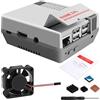 GeeekPi Custodia per Raspberry Pi 3B+ con ventola, Retro Gaming Nes3Pi Custodia con ventola di raffreddamento, dissipatori di calore per Pi 2/3/3B+