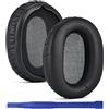 Aiivioll WH-CH720N - Cuscinetti auricolari di ricambio per cuffie Sony WH-CH700N, WH-CH710N, WH-CH720N, cuscinetti auricolari con morbida pelle proteica e memory foam (nero)