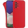 MyGadget Cover per Samsung Galaxy A33 5G - Custodia Protettiva in Silicone Morbido - Case TPU Flessibile - Ultra Protezione Antiurto & Antiscivolo Rosso