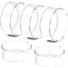 Hexasider 5 pezzi di coperture per anelli compatibili con Oura Ring Gen 4/Gen 3 Horizon/Heritage, custodia in TPU resistente all'usura per accessori protettivi Oura Ring per taglia 9