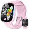 Ucani Smartwatch Bambini, Orologio Fitness Tracker 1.75 con 100+ Modalità Sportive, Contapassi/Sonno/Cardiofrequenzimetro, Giochi, Sveglia, IP68 Regalo per Bambino Bambina Ado 10-18 (Rosa)