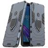 MaiJin Compatibile con ASUS ZenFone Max Pro (ZB602KL) Cover, Custodia Armor Anello Cavalletto (Funziona con il Supporto Magnetico per Auto) Case Paraurti per Asus ZenFone Max Pro (M1) ZB602KL (Blu Navy)