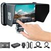 Portkeys PT5 II Monitor da Campo 5 Touchscreen MOVNORM OS 4K HDMI IN/Out con 3D LUT Luma/RGB Waveform Monitor Video Assist Full HD per Fotocamere Reflex e Mirrorless