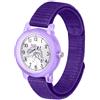 Brecjon Orologio da polso per bambine, con cinturino in , analogico | Orologio da ragazza con quadrante Sunray, silhouette a testa di cavallo, lancette luminose e morbidi cinturini in .