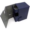 docsmagic.de Premium Magnetic Tray Box (80) Blue + Deck Divider - MTG PKM YGO - Porta Mazzo Blu