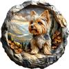 Hakumata Puzzle in legno per adulti con cane 3D Yorkshire - 300 pezzi puzzle in legno, regalo unico per gli amanti del puzzle, decorazione da parete e regalo per amici e famiglie