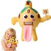 Hlayshing Steal A Brainrot Peluche,Simpatico Giocattolo Italiano Esok Sekolah Peluche,Adorabile Peluches Brainrot,Perfetto Peluches Morbido Per Decorazione e Collezione,Regalo per Bambini e Fan