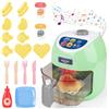 deAO Friggitrice ad Aria per Bambini, Kit di Gioco di Cucina con Accessori Alimentari Sonori, Luminosi e Che Cambiano Colore-Set di Giocattoli da Cucina per Bambini e Bambine Verde