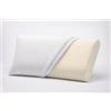 Corredocasa Cuscino Guanciale Massaggiante in Memory Foam, Made in Italy - Cuscino Antistress con Federa Traspirante - Antiacaro, Anallergico e Anti Stress - Supporto Cervicale per Collo e Spalle (Altezza 13)