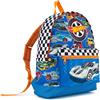 Hot Wheels Zaino per ragazzi, zaino da scuola resistente con cinghie regolabili, design resistente all'acqua, include un ampio scomparto principale e una tasca a marsupio, età 3-10 anni, Blu