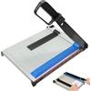 MFUSUL Taglierina per carta, formato A4, taglierina per carta, metallo, multifunzione, per carta, etichette, foto, formato A4