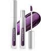 Lestpola Lucidalabbra glitterato, viola scuro, metallizzato, rossetto liquido per 24 ore, impermeabile, non appiccicoso, per cosplay party 08