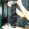 SOMIARIK 2x6 HD Lace Body Wave Closure - Capelli umani neri, vero pizzo HD, pre-pizzicato, ultrasottile, invisibile, nodo singolo 55,9 cm