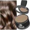 HISUNBENLinea Correttore Touch Up per Linea di Capelli Ricorrente, Shadow Powder Antivento, Anti-Sudore con Specchio per Puff-02DB