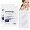 Eniyou 4 Coppie Microneedling Eye Patches, Patch Occhi con Microaghi Microneedling Eye Patches con Acido Ialuronico Idratano, Riducono Borse e Occhiaie