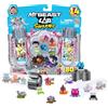 MrBeast Lab Swarms Battle Fusion Series Mega Lab Pack - Include 14 Micro Beasts con lancia serpente ultra rara, 80+ da raccogliere, adesivi e tappi Fusion impilabili per esposizione