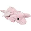 Depesche 14182 Snukis - Drago di Peluche in Rosa, con Morbida Pelliccia e Occhi Glitterati Rosa, Peluche Alto Circa 50 cm