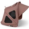 Bugaboo Dragonfly Cappottina Breezy, Estensibile per una maggiore copertura e una Protezione Solare ottimale, Resistente all'Acqua, Dusty Pink