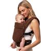Boba Auri Marsupio Neonato - Cotone e Costina, 3 Posizioni Ergonomiche (Fronte Mamma/Fronte Mondo/Schiena), Posizione a M con Seduta Regolabile (3,2-20 kg)
