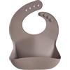 mushie | Bavaglino Silicone | Bavaglino Impermeabile Regolabile | Facile da Pulire | 4 Misure Regolabili con tasca Frontali Profonde | Senza BPA | articoli per neonati & bambini | Dove Gray