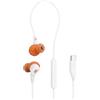 JBL Endurance Run 3 Auricolari Sportivi con Cavo, Tecnologia FlipHook & TwistLock, Resistenza a Polvere e Acqua IP65, Suono JBL Pure Bass, Microfono e Comando sul Cavo, USB-C,Bianco