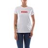 Levi's The Perfect Tee, T-Shirt Donna, Box Tab White Plus, XXS